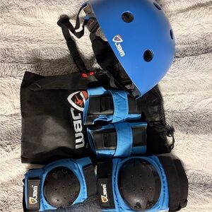 JBM Adult/kids Skating Protective Gear for Beginners to Advance.Skateboard SMALL